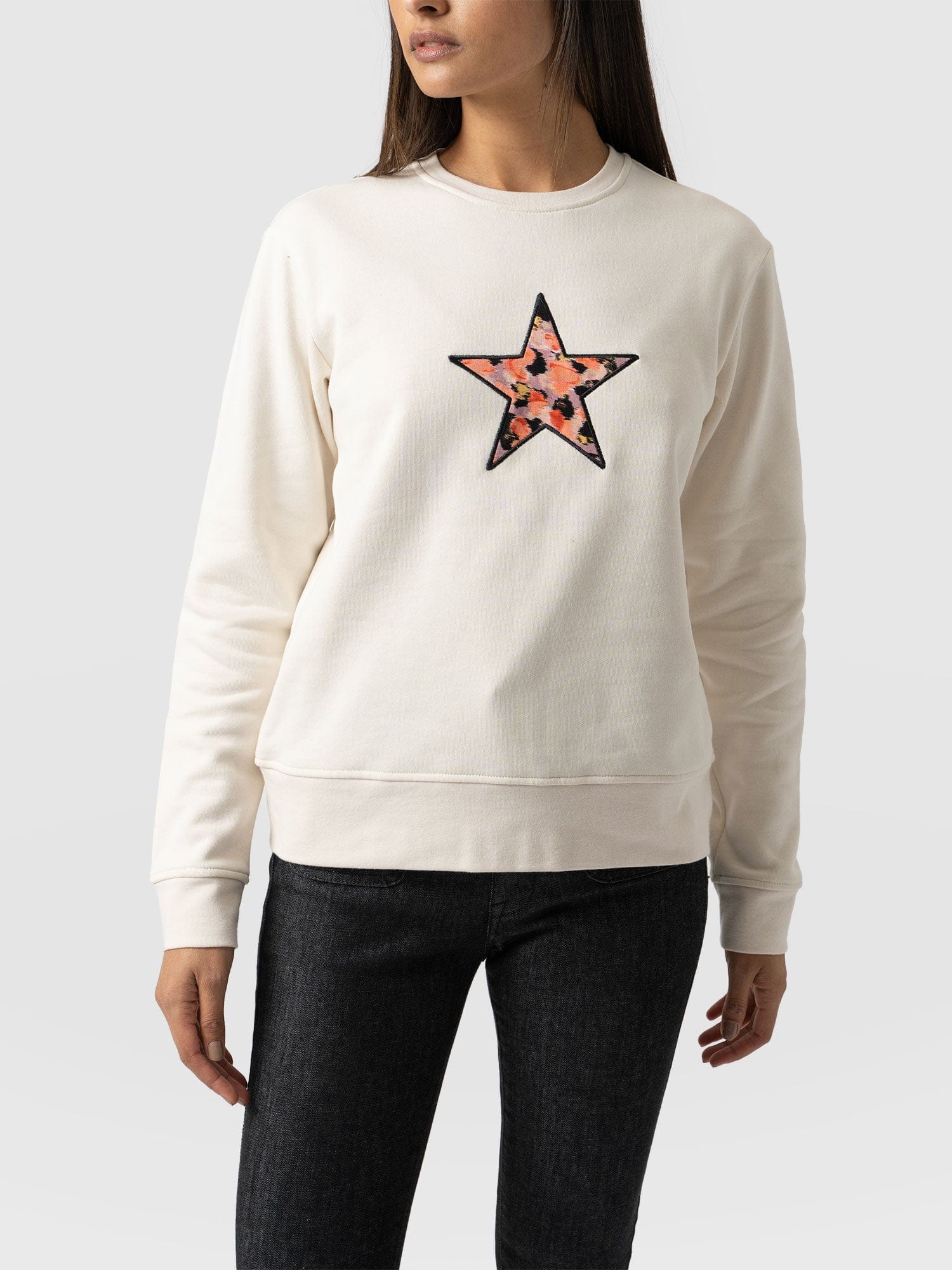Stellar Sweater Cream Confetti Petal - Women's Sweaters | Saint + Sofia® EU